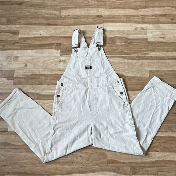 Vans Overalls White Ground Work Women's S - Picture 1 of 8